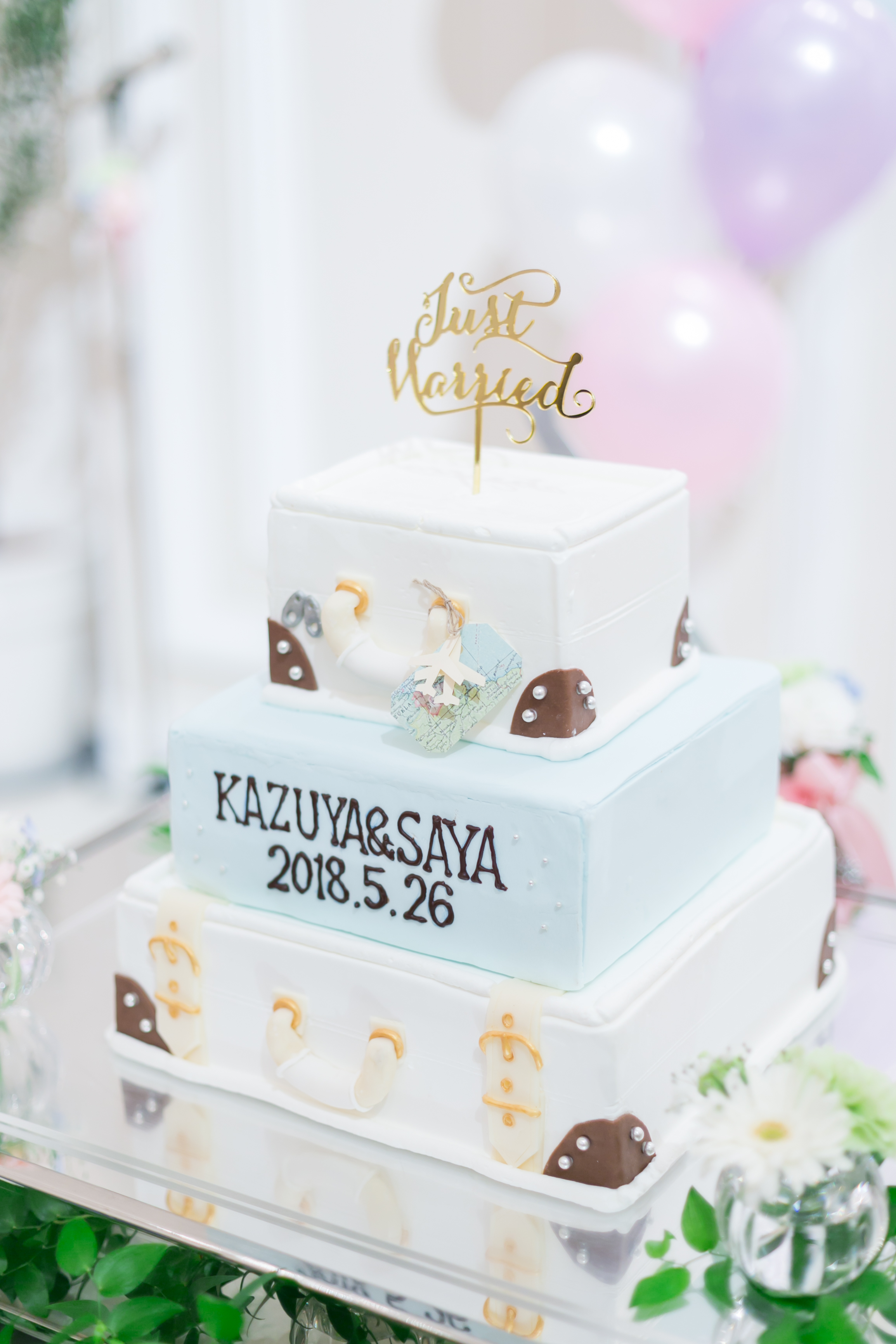 ウェディングケーキ ブログ パーティレポート 大阪 天保山の結婚式なら ル センティフォーリア 天保山